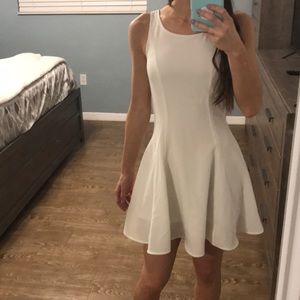 Fitted White Dress